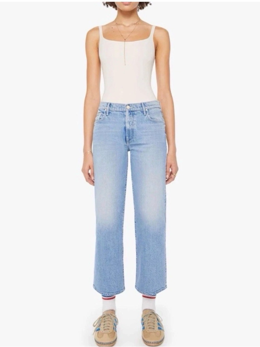 Mother Jeans The Maven Ankle Mid Rise Size 28 in Magic School Bus New With Tags - Picture 9 of 10
